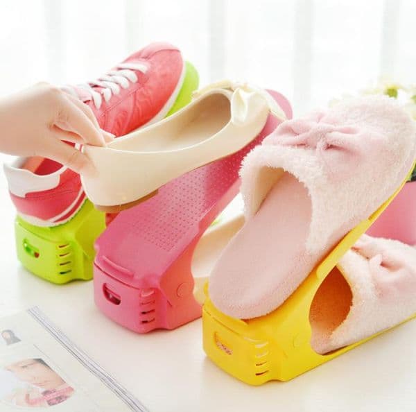 Wholesale Home Use Shoe Racks Modern Double Cleaning Storage Shoes Rack Living Room Convenient Shoebox Shoes Organizer Stand Shelf