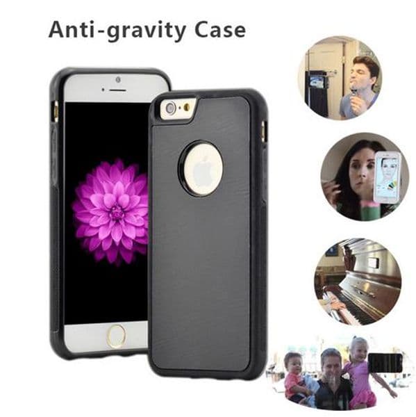 Anti Gravity Hybird TPU PC Magical Nano Suction Sticky Antigravity Goat Selfie Back Case for Iphone 6 6s plus 7 7plus Samsung S6 S6 edge S7