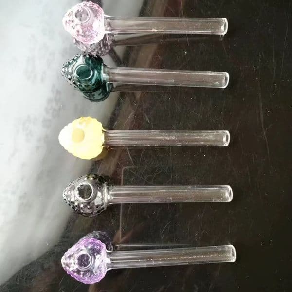 Smoking pipes hookah Oil Burner Pipe Smokings Glass Bowl Colored Strawberry Direct Cooker