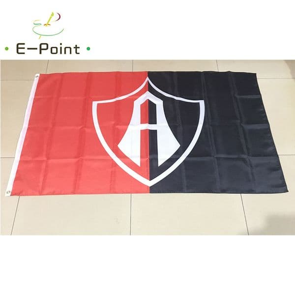 Mexico (Liga MX) Atlas Guadalajara FC hanging decoration Flag 3ft*5ft (150cm*90cm)