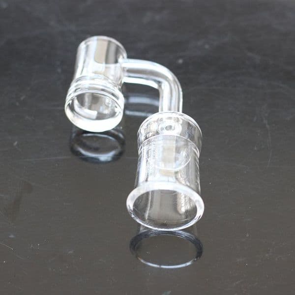Pure Crystal Quartz Banger Bowl Domeless Quartz Banger Nail 90 Degree 4mm Thick With 10mm 14mm 18mm Male Female Clear