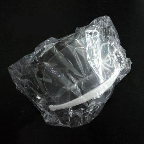 20pcs Transparent mask food and beverage service hotel chef anti fog plastic smile anti fog kitchen sanitary masks face mask