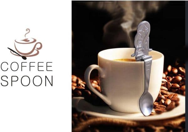 Mermaid Teaspoons stainless steel Creative Tea Coffee Spoon for Cafe wedding G1199