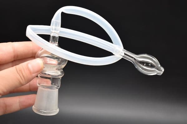 wholesale thick Whip kit for vakexhed hydratube adapter kit whip mouthpiece 18.8mm 14mm female Vapor Whip adapter for oil bongs