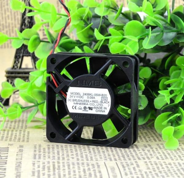 Wholesale:NMB 6015 2406KL-05W-B20 6CM 24V 0.08A 6 cm 2 wire converter fan
