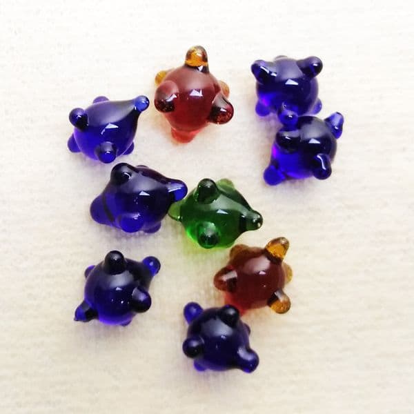 Glass Screen Sea Mine Smoking Accessories mixed colors size about 6mm 8mm 10mm filter for bongs pipes water bong