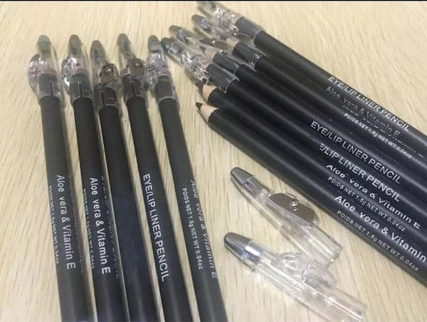 New eyeline MAKEUP waterproof eyeliner pencil black and brown 1.5G 12PCS