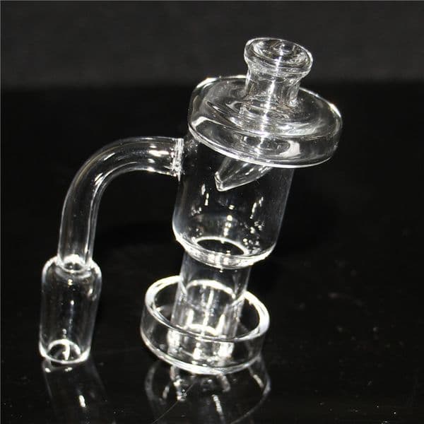 Smoking Quartz Terps Vacuum Banger with carb cap OD 25mm Nail Domeless Terp Slurper Up Oil Bangers for Water Pipes Rig