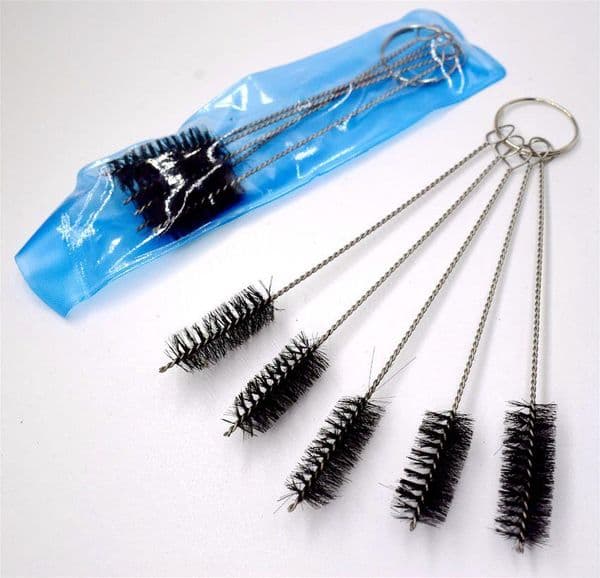Mini water pipes of cleaning brush glass tube brush cleaning tools for smoking accessories with pipes of cleaning brush glass tube