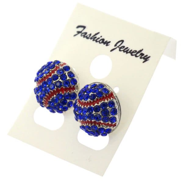 Wholesale Sport Baseball Volleyball Stud Earrings Jewelry
