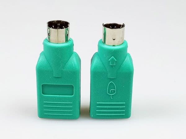100pcs/lot USB Female Jack to 6 Pin Mini DIN Male Plug PS2 Adapter PS2 USB Keyboard Mouse Adapter Converter