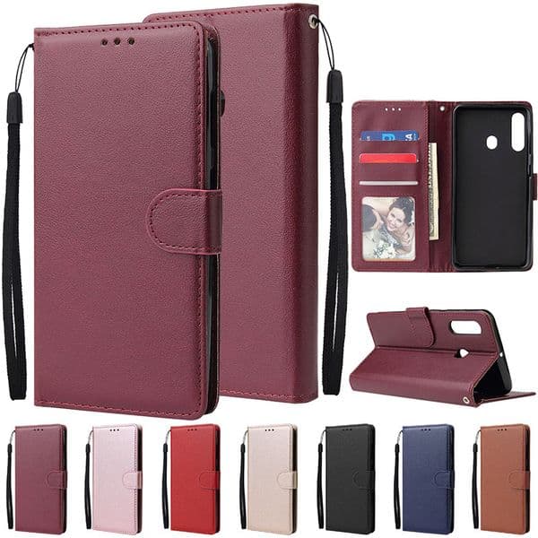 Luxury Phone Case For Samsung A10 A20 A20e A30 A40 S A50 A60 A70 Flip Leather Wallet Case For Galaxy S8 S9 S10 Plus Lite Note 8 9 10 Cover