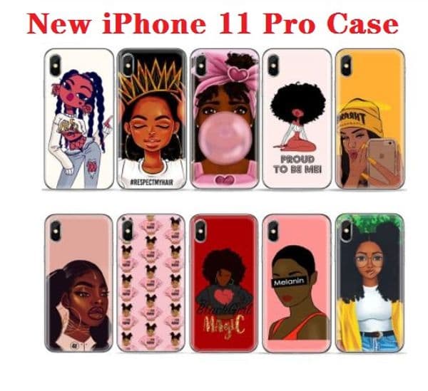 Best Black Girl Melanin Poppin Queen Clear phone Case For iPhone 12 mini 11 pro 7 6s 8 Plus X XR XS MAX Magic TPU Silicone Phone Cases