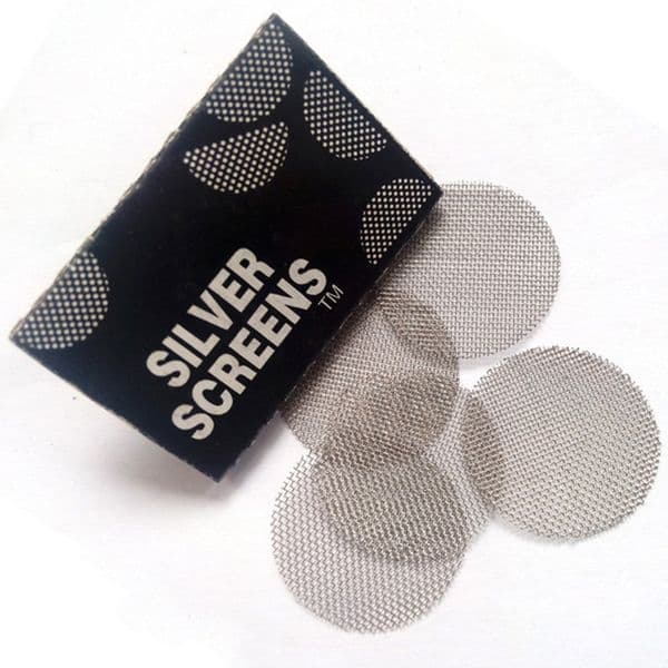 500PCS Smoking Pipe Accessories Stainless Screens Metal Filters Diameter 20mm for Glass Dry Herb Bowl Holder Tobacco Pipes Tools Accessory