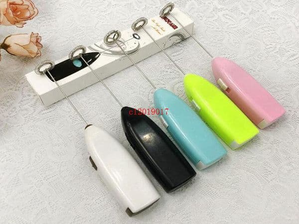 Electric Milk Frother Automatic Cream Whipper Coffee Shake Mixer Electric Hand-held Cappuccino Coffee Egg Beater Drink Blender DBC