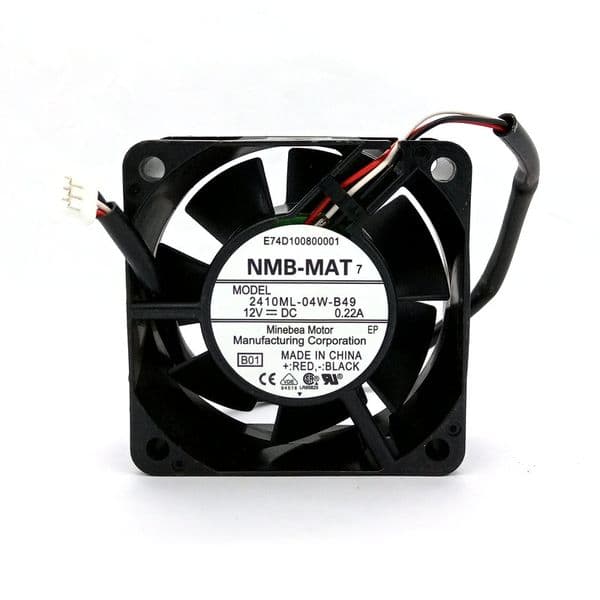 2410ML-04W-B49 B01 60*60*25MM DC12V 0.22A 3Lines Alarm Signal dual ball bearing Cooling fan