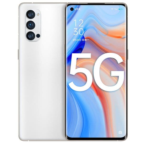 Original Oppo Reno 4 Pro 5G Mobile Phone 12GB RAM 256GB ROM Snapdragon 765G Octa Core 48.0MP AI AF HDR OTG NFC Android 6.5" Full Screen Fingerprint ID Face Smart Cell Phone