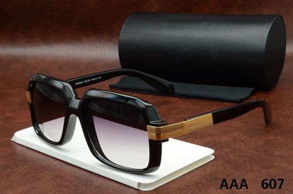 2026 NEW 607 High quality brand designer fashion men's fashion sunglasses female models retro style UV380 Sun Glasses Unisex
