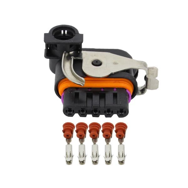 5 Sets DJ7051K-1.5-21 Automotive Female Parts Connector Wiper Motor 5 Pin Lear Waterproof Connector 182420000