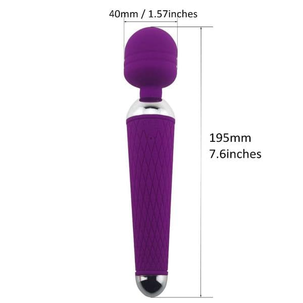 Adult Sex Toys for Woman USB Rechargeable Oral Clit Vibrators for Women Magic Wand Vibrator Gspot Massager 02