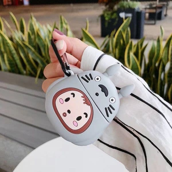 1 2 Cartoon A Chinchilla Girl Airpods/ Apply Protect Sheath Apple Wireless Bluetooth Headset Silica Gel Set Tide