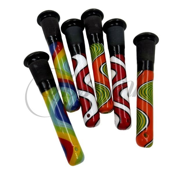 Glass downstem 14mm 18mm Male Female Stem Drop Down Adapters Hookahs For Water Bong