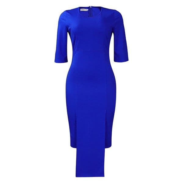(582) New fashion style and temperament of women's clothing Tongle OL office hip-pack dress