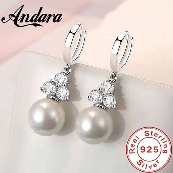 Andara18K Gold Teardrops/Water Drops Earrings For Women Wedding Engagement Party Accessories Fashion Jewelry Gifts