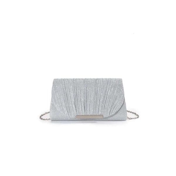 Decorative sequin pleated dinner Pop metal chain shoulder Wedding party storage Premium banquet evening dress bag