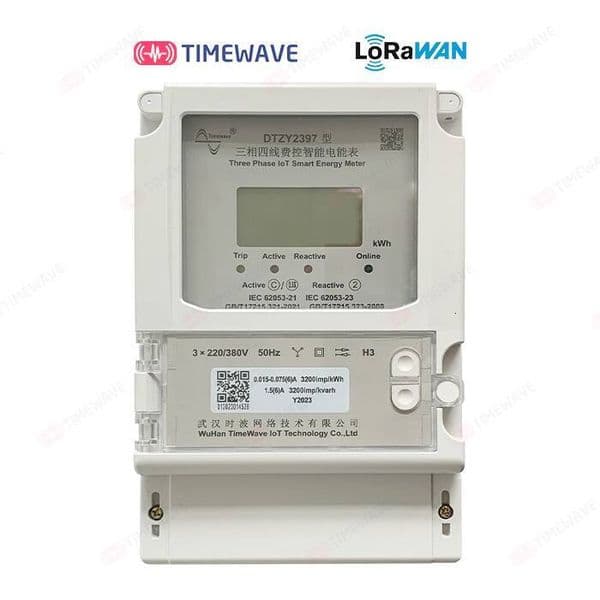 NB-IoT Three Phase Smart Electric Meter - Prepaid Remote Control Time-Based Billing for Commercial/Industrial Use