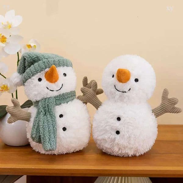 2026 Snowman Plush Toys Christmas Cute Cartoon Dolls