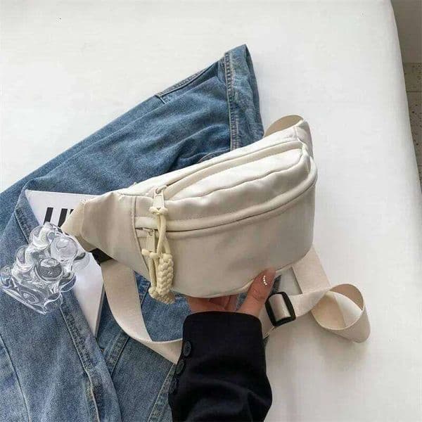 Chest Bags Banana for Women Sling Crossbody Pack Canvas Running Waist Casual Fanny Packs Sport Half Moon Belt Bag