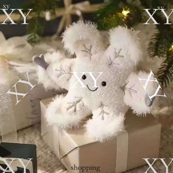 2026 Dolls Amuseables Plush Doll Snowflake Stuffed Toy snowflake plush toy doll gift with tags S111