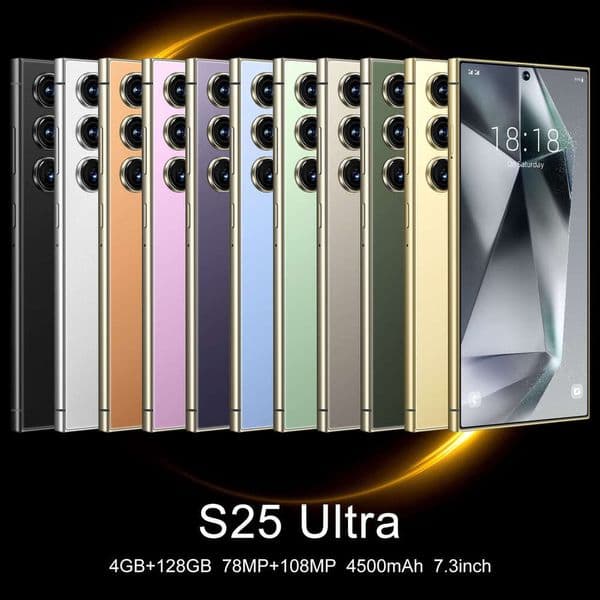 2026 HOT S25Ultra 5G 4GB 128GB original intelligent 5G dual card dual standby Android 14 system global version 4500mAh battery SANNAING