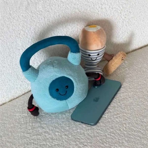 2026 Wholesale of Christmas gifts New Fun Kettlebell Fitness Partner Doll Comfort Toy Gift for Friends Domestic jellyscat Plush Online
