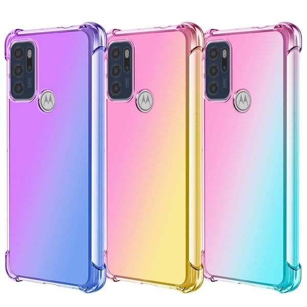Gradient Shockproof Soft TPU Cases For Honor 500 Magic 8 X5C 400 Smart Lite X8C X6C One Plus 15 Nord 5 13T 13R Four Corners Airbag Air Bag Anti Shock Cover