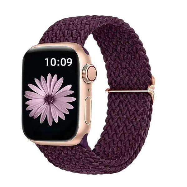 Compatible with IWatch/Ultra2 Watch S9/8/7/Se/6/5/4/3 Woven Nylon Strap 22mm Sports Velcro Buckle