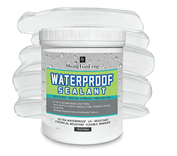 32oz Transparent Color ShangTianFeng Sealant Repairing Leak Waterproof Adhesive Roof sealant Waterproof Indoor Outdoor Waterproof Coating 1kg
