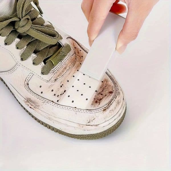 3PCS White Sneaker Cleaner Eraser, Portable, Removes Dirt & Stains Easily