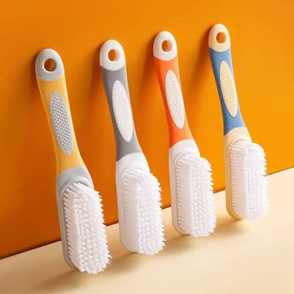 Bestseller Long-handled Soft-bristled Contrast Washing Multi-functional Cleaning Household Shoe Laundry Brush ddmytues