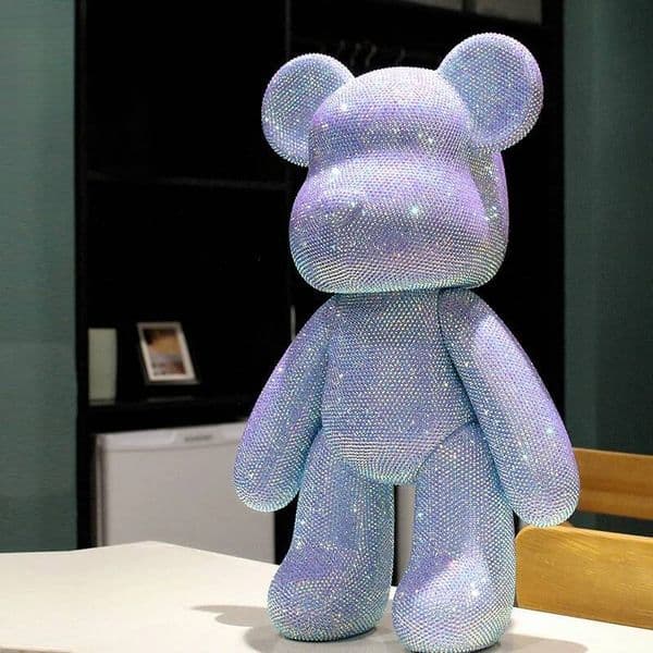 Large Diamond Figurines DIY Rhinestones Violent Bear Statue Art Paint Vinyl Figure Doll Jewelry Cross Stitch Kid Toy Gifts designer luxury Valentine's Day
