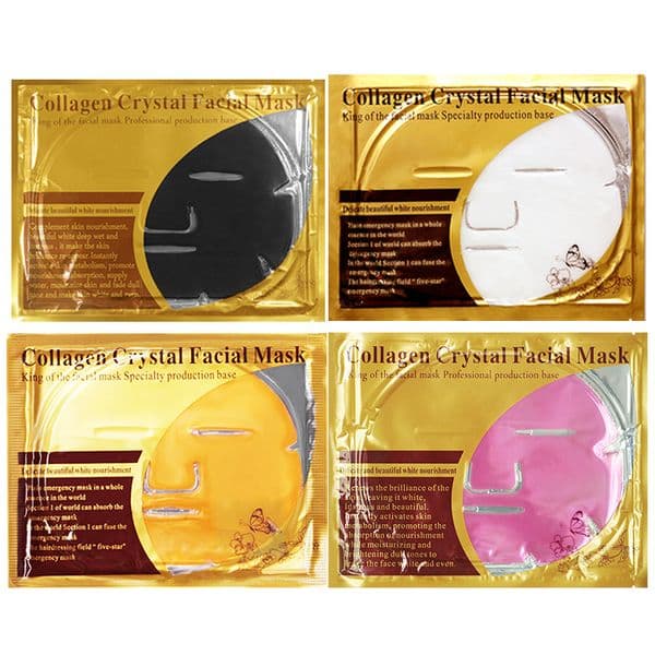 Moisturizing Nourishing Collagen Crystal Facial Mask Rejuvenates Lift Tension Repair and Improve Skin Care Face Golden Masks & Peels Makeup Deep Hydration