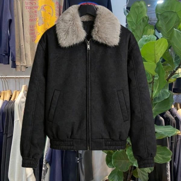 Real Pictures Black JACKETS Men's plus size Outerwear & Coats 26SS