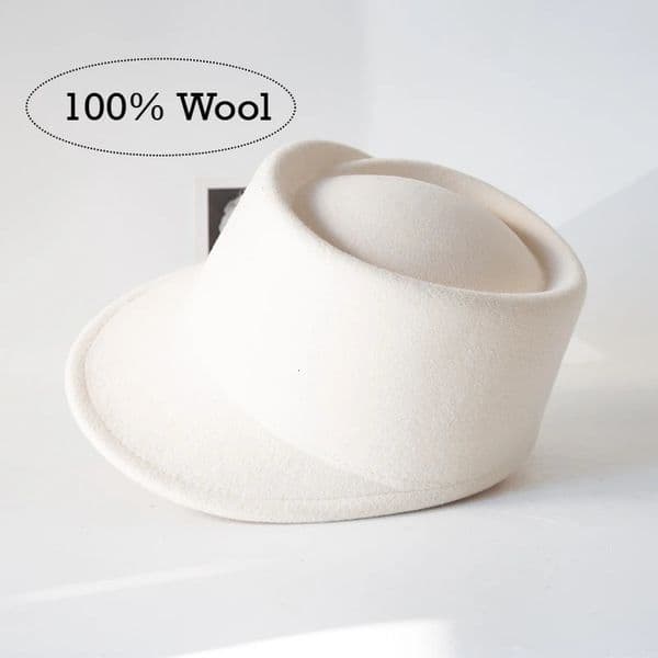 Fashion British Equestrian Top Fedora Winter Hat Music Festival Visor Gift Hat Warmer Cap Wedding Dinner Nice Felt Hat 260113