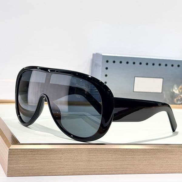 Luxury Fashion Full Frame Sunglasses Women 2164 Men Fashion Popular Designers Glasses Lady Oval Vintage Frame UV400 Wide Legs