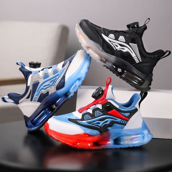 kids basketball shoes lightweight, anti-slip, durable, large-sized children's training shoes, boys' sports shoes