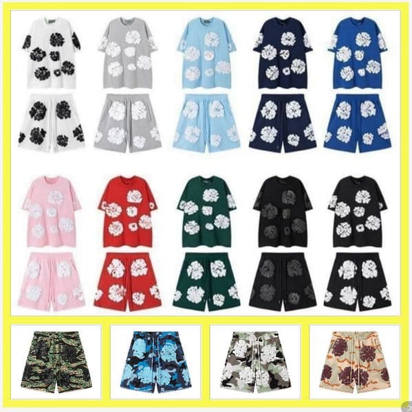 Casual Harajuku Y2 American Foam Printed Flower Vacation Outdoors Designer shorts Kapok Shorts Summer Beach Pants