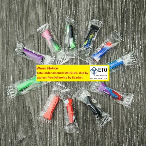 Silicone Filter Tips Flat Mouth Tip Eco-friendly Reusable Mouthpiece Rolling for Cigarette Holder Smoking Pipe Dry Herb Tobacco Papers ZZ