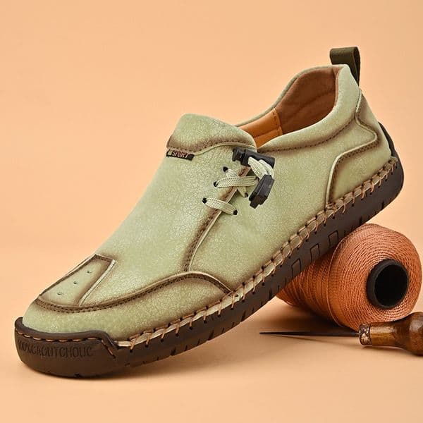 Free Shipping Outdoor Fashionable And Versatile Lazy Genuine Le Fu Casual Plus Size Men'S Leather Shoes 2026