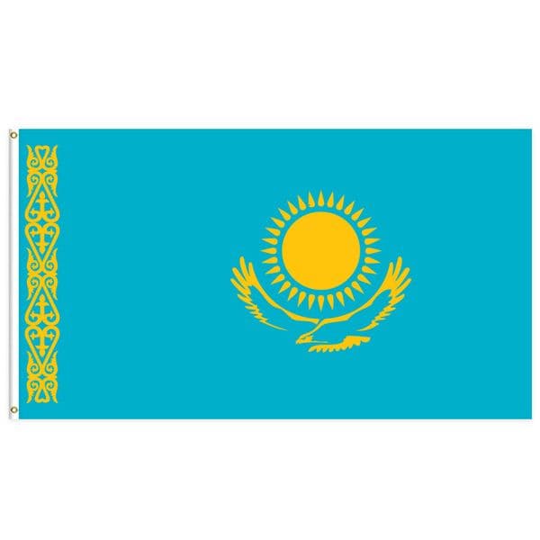 90x150CM National Flag of Kazakhstan Banner Flags